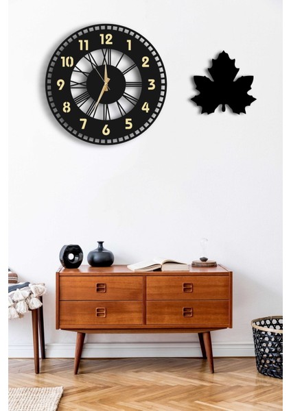 Dekoratif Duvar Saati 50X50CM + Vazo Tablo modelleri