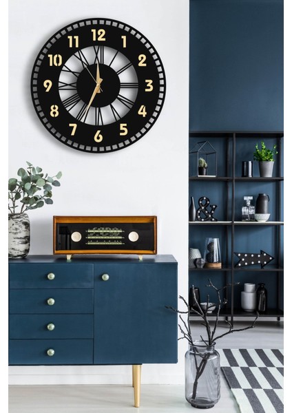 Dekoratif Duvar Saati 50X50CM + Vazo Tablo fırsatları