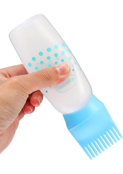 2 Adet Saç Boyama Şişesi Taraklı Saç Boyama Fırçası Şampuan Bone Bakım Seti Keratin Saç Düzleştirici
