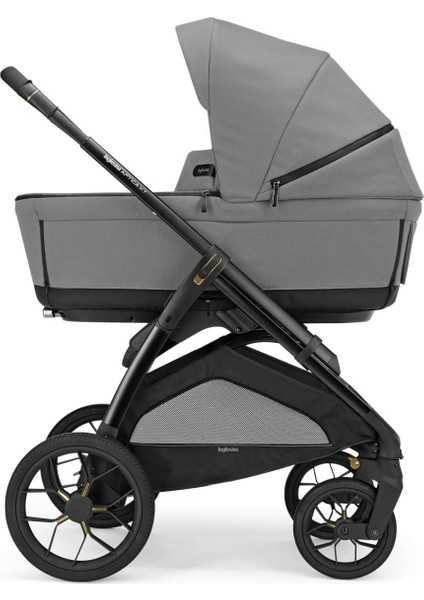 Aptica Xt Glam Bebek Arabası, Darwin Recline, Portbebe, Stant 4'lü Sistem - Canyon Grey modelleri