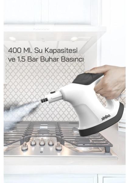 SSC-6424 9 In 1 Çok Fonksiyonlu El Tipi Basınçlı Buharlı Temizlik Makinesi
