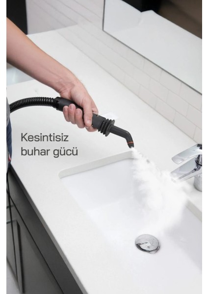 SSC-6424 9 In 1 Çok Fonksiyonlu El Tipi Basınçlı Buharlı Temizlik Makinesi