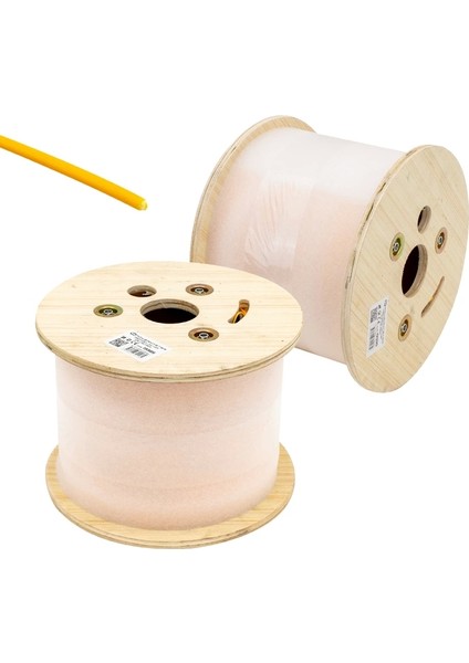 Fiber Kablo Sarı 1 Hat Lszh 1000 mt Rulo (One Lıne Fıber)
