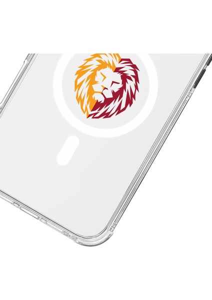 iPhone 13 Pro Max Uyumlu Galatasaray Parçalı Aslan Magsafe Lisanslı Telefon Kılıfı modelleri