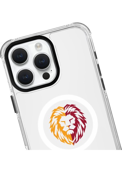 iPhone 15 Uyumlu Galatasaray Parçalı Aslan Magsafe Lisanslı Telefon Kılıfı fiyatları