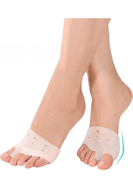 Beyaz Ayak 5 Parmak Parmağı Ayıran Silikon Makaralı Bunyon Makaralı Parmak Ayırıcı Nasır Koruyucu fiyatları