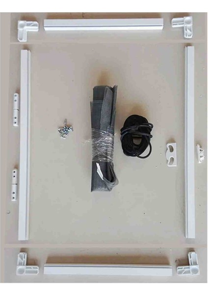 Menteşeli Kapı Sinekliği Beyaz (En: 0-90 Cm. Boy: 0-210 Cm) Istenilen Ölçüde fırsatları