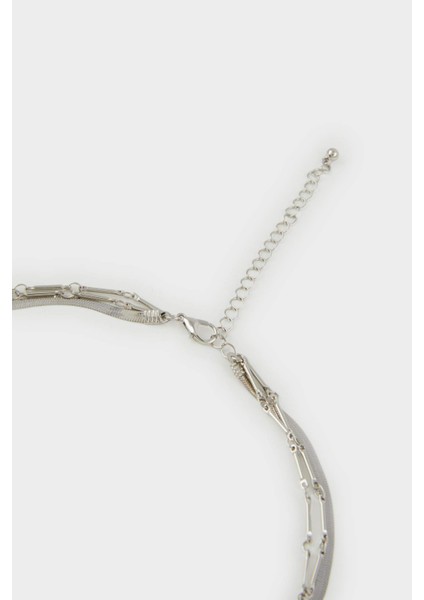 Kadın 3'lü Y Sallantılı Silver Kolye E8562AXNS fırsatları