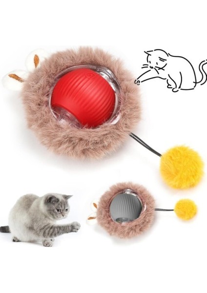 Tüylü Şarjlı Kedi Oyuncağı