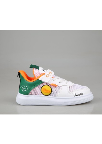 Mp 251-3405 Beyaz Sarı Çocuk Sneakers