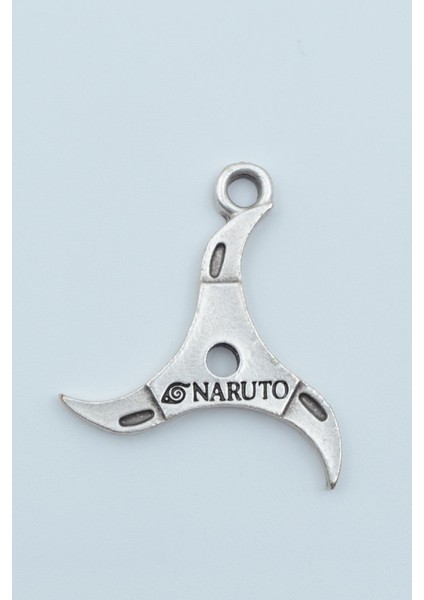 Anime Naruto Hokage Gümüş Kaplama Kolye Ucu