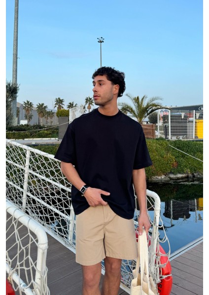 Basic Siyah Oversize Tişört