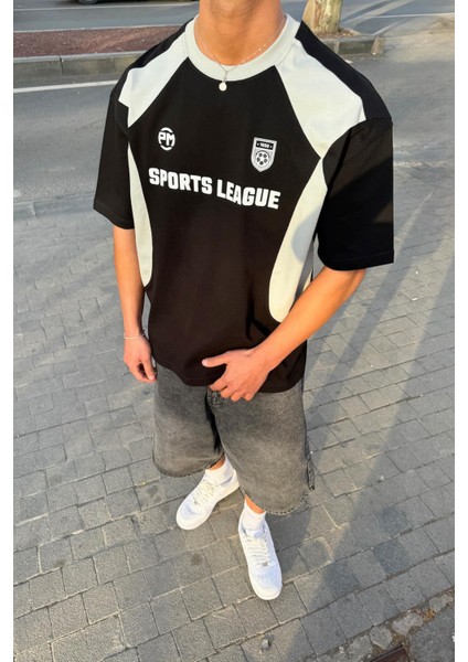Sports League Baskılı Tişört