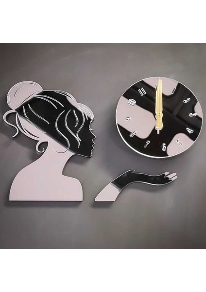 Mishe Tasarım Genç Kız Çocuk Odası Duvar Saati