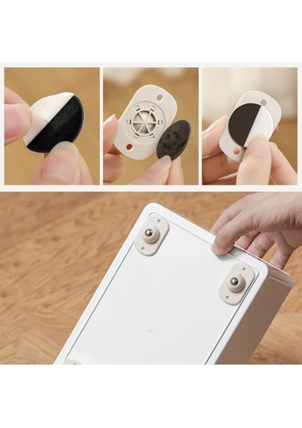 8 Adet Yapışkanlı 360 Derece Döner Tekerlek Bilyeli Eşya Kaydırma Aparatı Kolay Taşıma Bilyeleri fırsatları