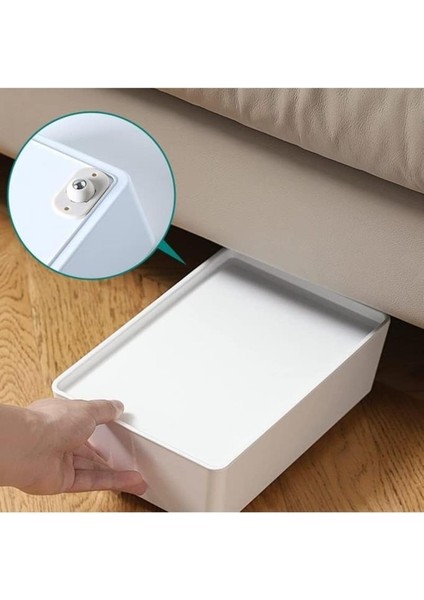 8 Adet Yapışkanlı 360 Derece Döner Tekerlek Bilyeli Eşya Kaydırma Aparatı Kolay Taşıma Bilyeleri