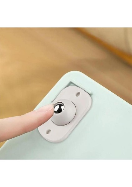 8 Adet Yapışkanlı 360 Derece Döner Tekerlek Bilyeli Eşya Kaydırma Aparatı Kolay Taşıma Bilyeleri