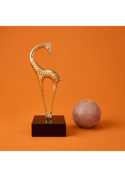 Deco Giraffe Dekor - Gold - 27 cm