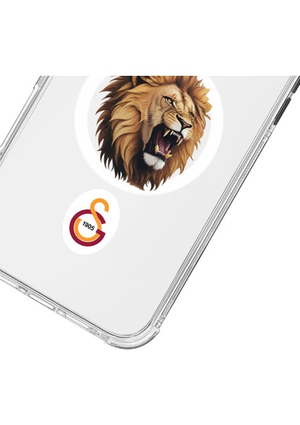 iPhone 15 Pro Max Uyumlu Galatasaray Aslan Kükre Arma Magsafe Lisanslı Telefon Kılıfı modelleri
