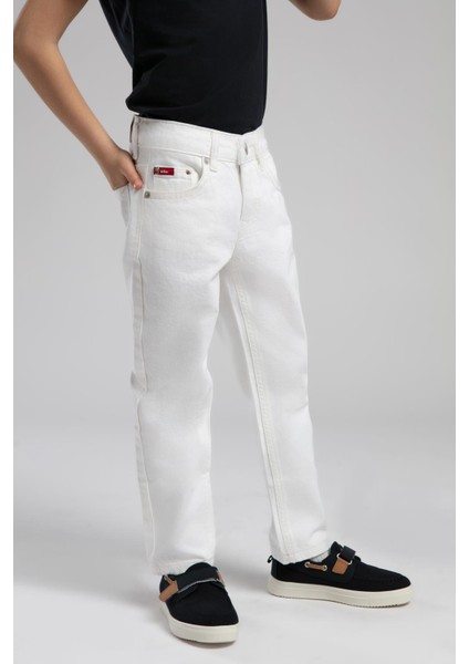 London Erkek Çocuk Jean Pantolon White Jean
