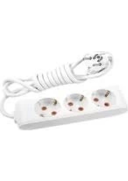 3lü 3mt Uzatma Kablo Grup Priz 9011 3303 (4887)