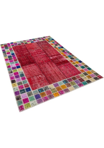 Patchwork Sbt Red Mozaık 170X240CM 4.08M2 Patchwork Halı