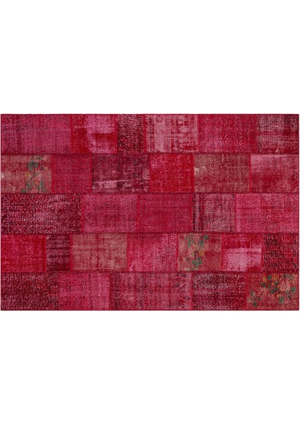 Patchwork Sbt Red 6.00M2 El Dokuma Halı