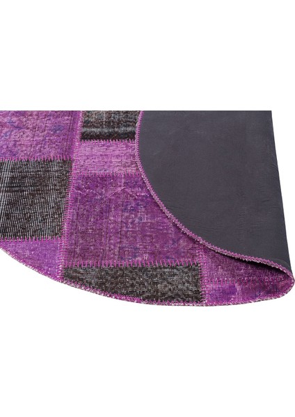 Modern El Dokuma Patchwork Halı Renkli Ölçü;150 x 150 modelleri