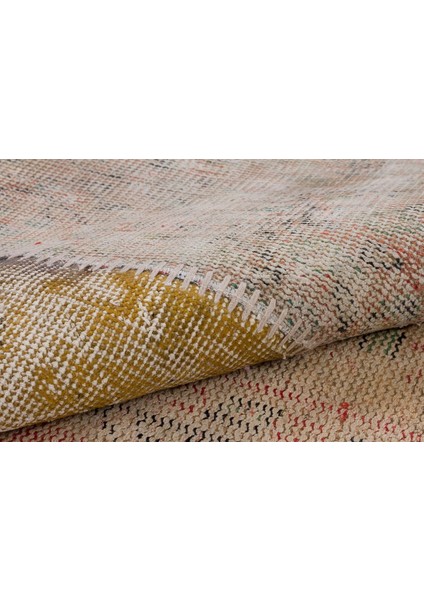 Modern El Dokuma Patchwork Halı Vintage Detaylı ÖLÇÜ;160 x 230 modelleri