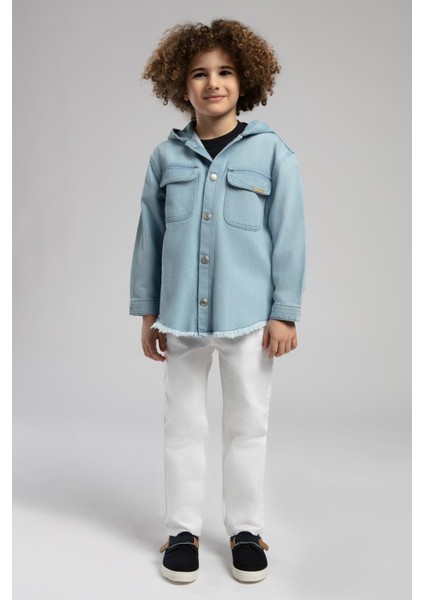 Texas Erkek Çocuk Jean Gömlek Denim
