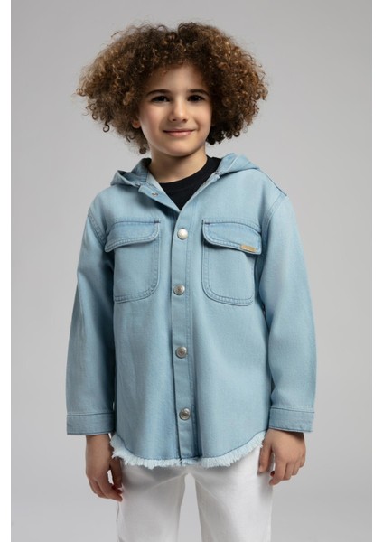 Texas Erkek Çocuk Jean Gömlek Denim