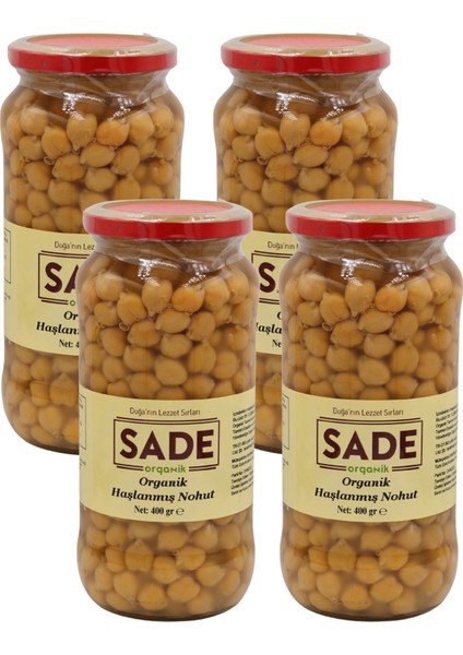 Haşlanmış Nohut Konserve 400GR 4'lü Paket