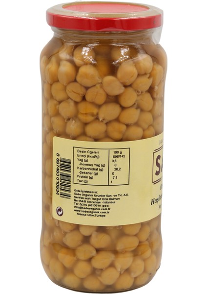Haşlanmış Nohut Konserve 400GR 4'lü Paket modelleri