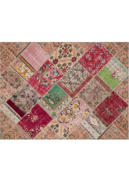 Modern El Dokuma Patchwork Halı Multi ÖLÇÜ;180 x 240