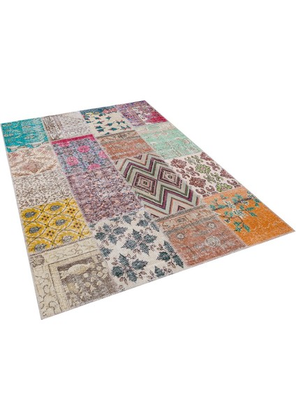 Modern El Dokuma Patchwork Halı Multi ÖLÇÜ;160 x 230