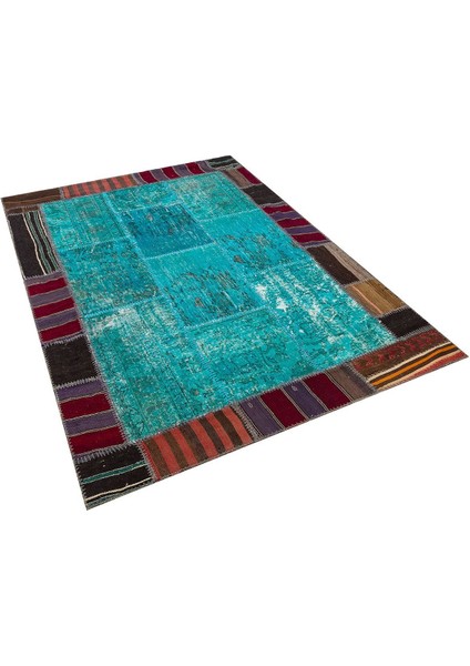 Modern El Dokuma Patchwork Halı Multi ÖLÇÜ;160 x 230