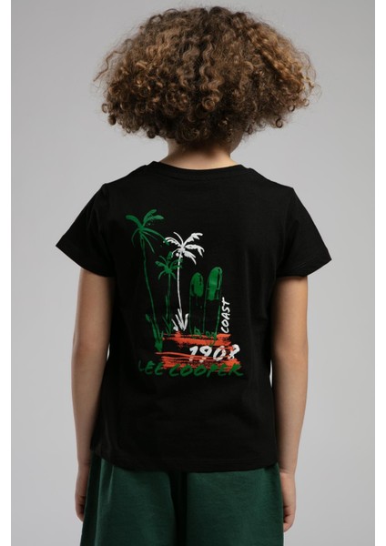 Barcelona Erkek Çocuk T-Shirt Siyah