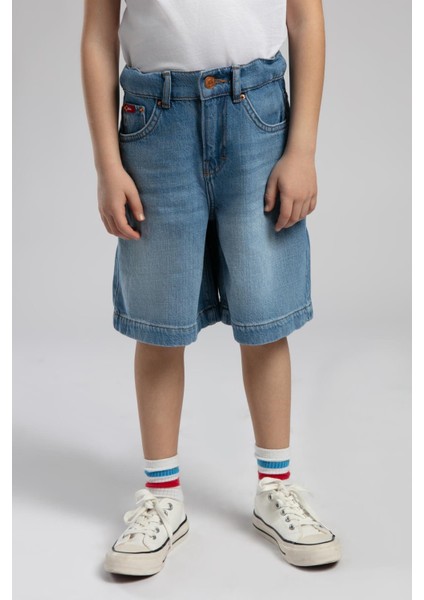 Chester 1 Erkek Çocuk Jean Şort Denim