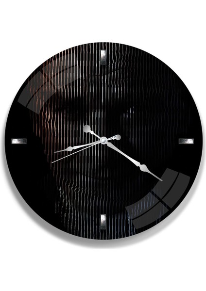 Atatürk Cam Saat - 40 cm