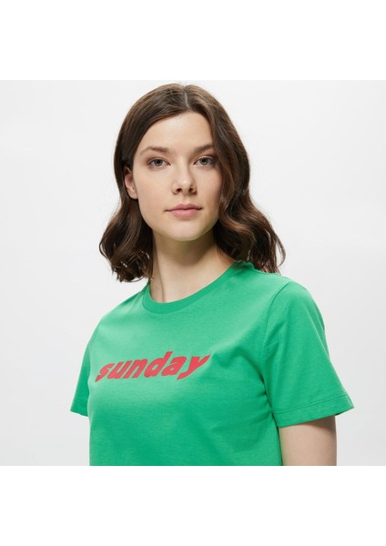 Color Top Box Kadın Yeşil T-Shirt fiyatları