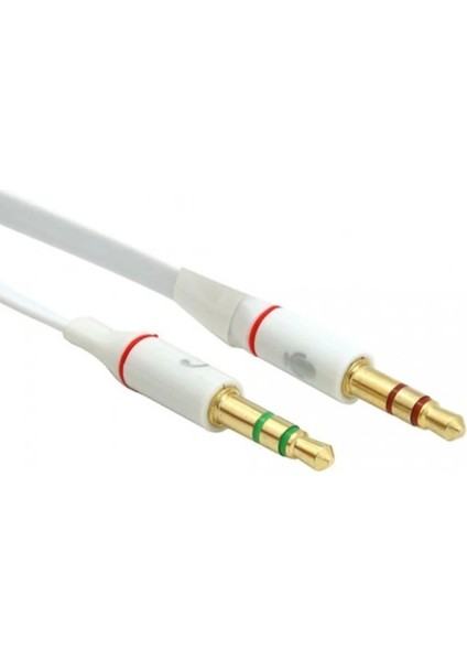 3.5mm Stereo Dişi x 2 Stereo Erkek Kulaklık Mikrofon Hoparlör Ayırıcı 20 cm Kablo