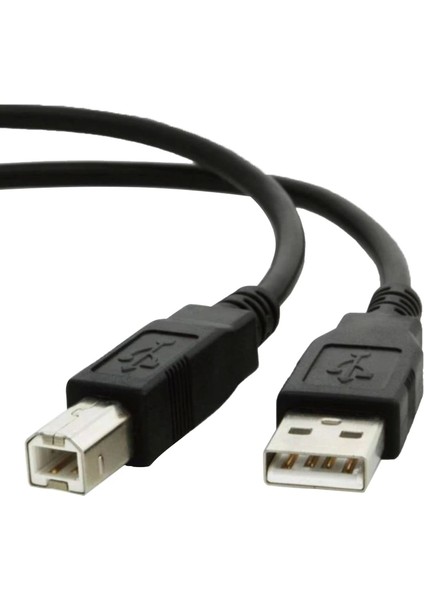 USB Yazıcı Kablosu 1.5 Metre Siyah
