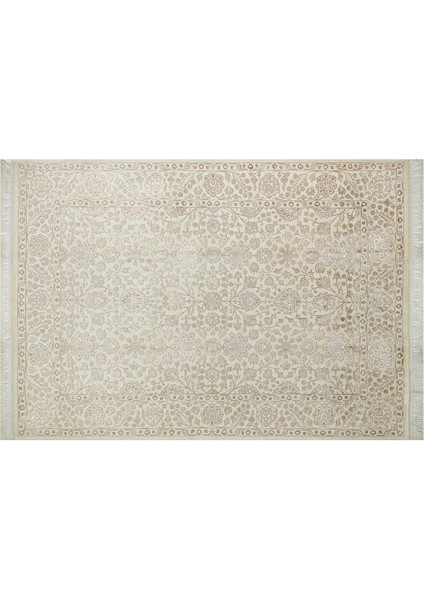 %100 Yün Halı Klasik El Dokuma Koleksiyonu Versaılles 802 Ivory/ıvory