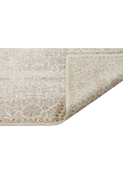 %100 Yün Halı Klasik El Dokuma Koleksiyonu Versaılles 802 Ivory/ıvory