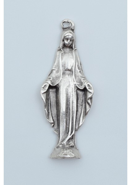 Meryem Ana Gümüş Kaplama Kolye Ucu