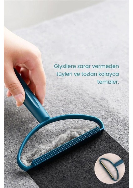 Çift Taraflı Elbise Tiftik Ve Tüy Toparlayıcı Kazak Hırka Halı Plastik Kumaş Tüy Alma
