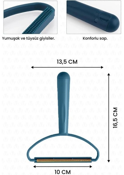 Çift Taraflı Elbise Tiftik Ve Tüy Toparlayıcı Kazak Hırka Halı Plastik Kumaş Tüy Alma