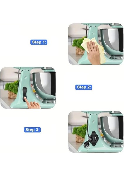 4 Adet Siyah Airfryer Elektrikli Ürün Kablo Sarma Toplama Aparatı