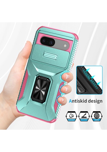 Google Pixel 8A Darbeye Dayanıklı Kickstand Telefon Arka Kapağı (Yurt Dışından) indirimleri