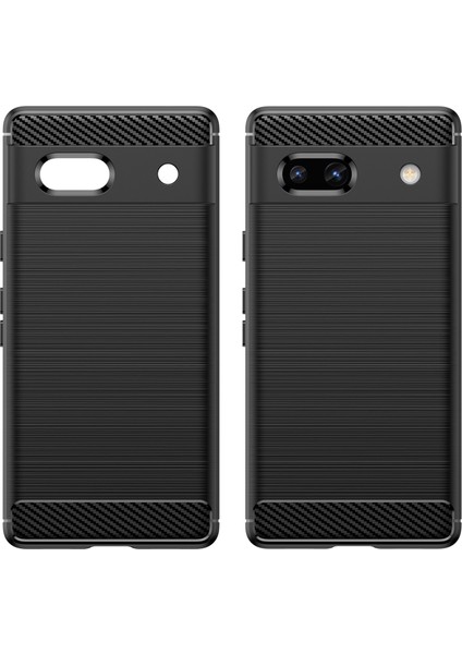 Google Pixel 7A Telefon Kapağı Tpu Karbon Fiber Doku Cep Telefonu Kabuğu (Yurt Dışından) modelleri